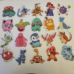 Pokemon 20 PC Bundle Sticker Lot
